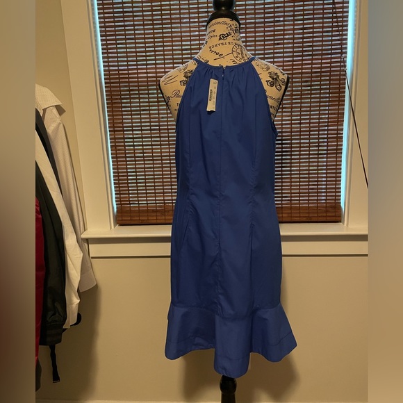 J. Crew halter top sundress with flutter hem blue - Picture 11 of 13